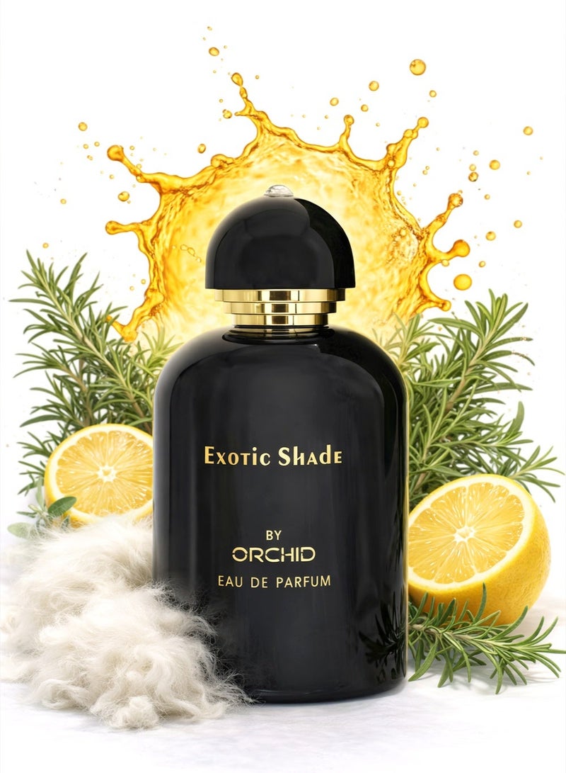 Orchid Exotic Shade Pour Homme Eau de Parfum 100ml for Men | Fresh Spicy Woody Fragrance with Cypress, Lemon & Nutmeg | Long Lasting Masculine Scent - Image 1