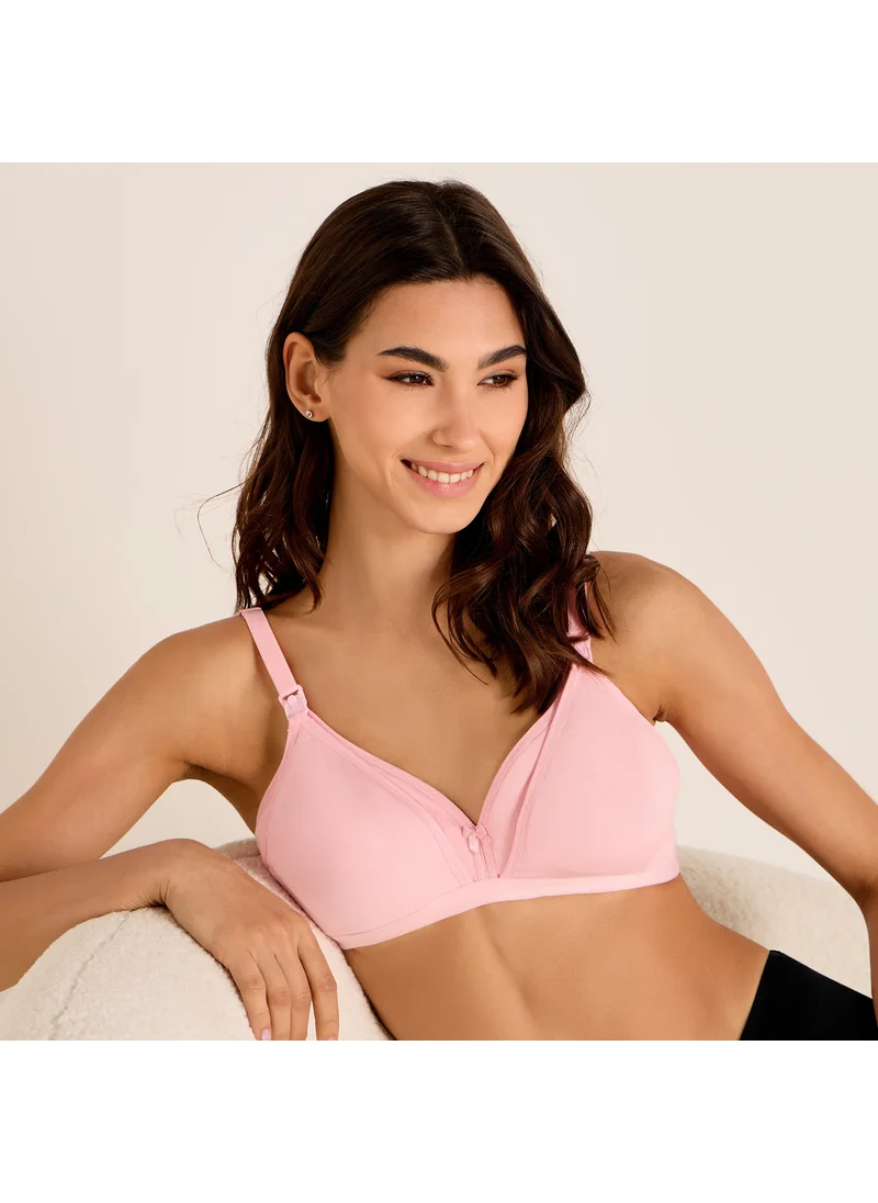 FAV Bow Detail Nursing Bra with Adjustable Straps