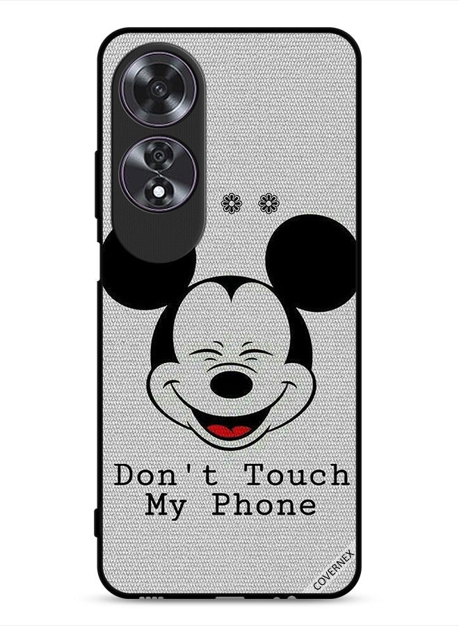 Covernex Oppo A60 Protective Case Cover Don't Touch My Phone Mickey - Image 1