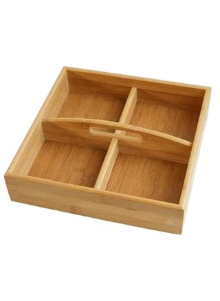 طبق لتقديم المكسرات والحلويات 4خانات خشب بامبو بيد - pzsku/ZE9144E3A207E3AF70173Z/45/_/1737976319/0492d0b1-5d71-45f5-b62e-8e8a4fa196d7