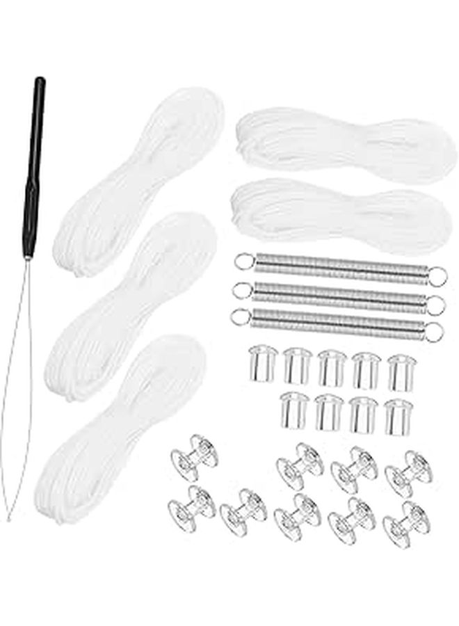 Rv Pleated Shade Kit Stringing Tool Window Blind Repair Accessories Easy Install - Image 1