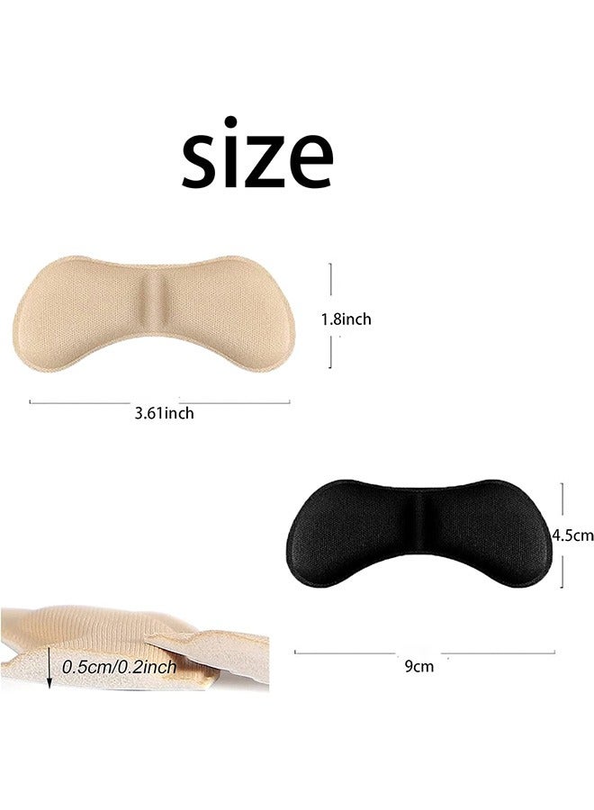 Beauenty 6 Pairs Heel Cushion Pads, Self-adhesive Shoe Liner Foot Care Protector Preventing Heel Rubbing Blister and Slipping Out, Insoles Heel Inserts Protectors - Image 3