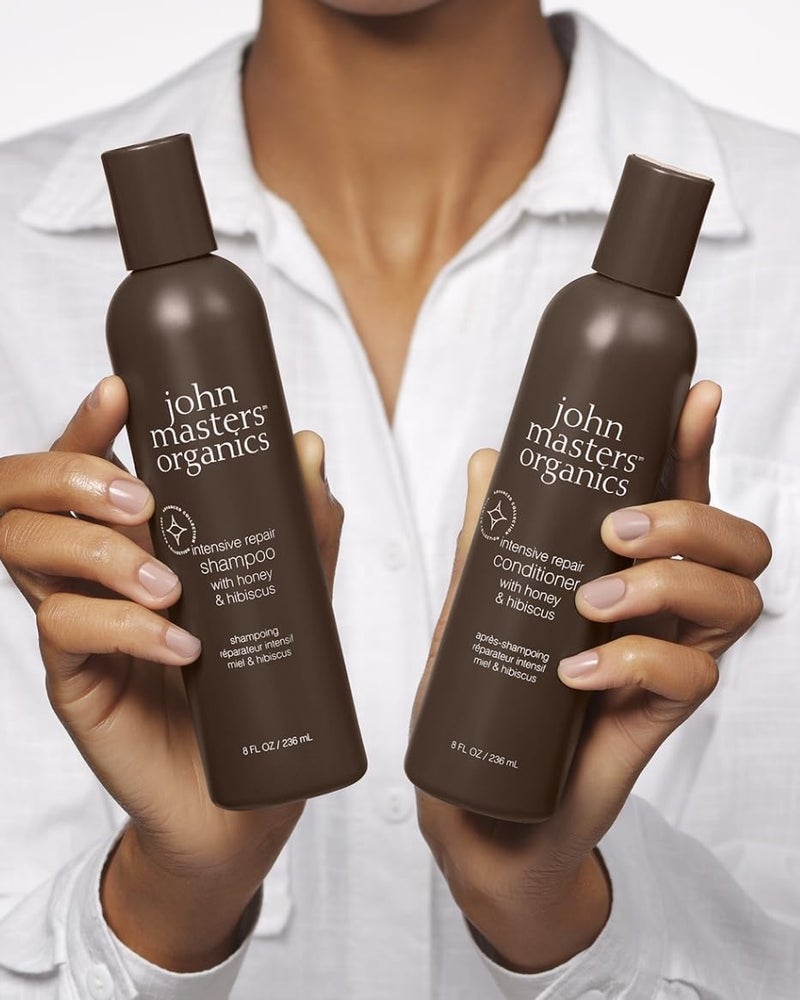 John Masters Organics Intensive Repair Shampoo with Honey & Hibiscus 8 fl oz - Image 5