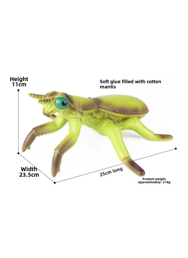 Generic - Popular Simulation Marine Animal Model Children's Soft Rubber Puffer Octopus Lobster Starfish Crab Crab Crab Toy Gift-Color:Soft Rubber Cotton Brown Crocodile - Image 1