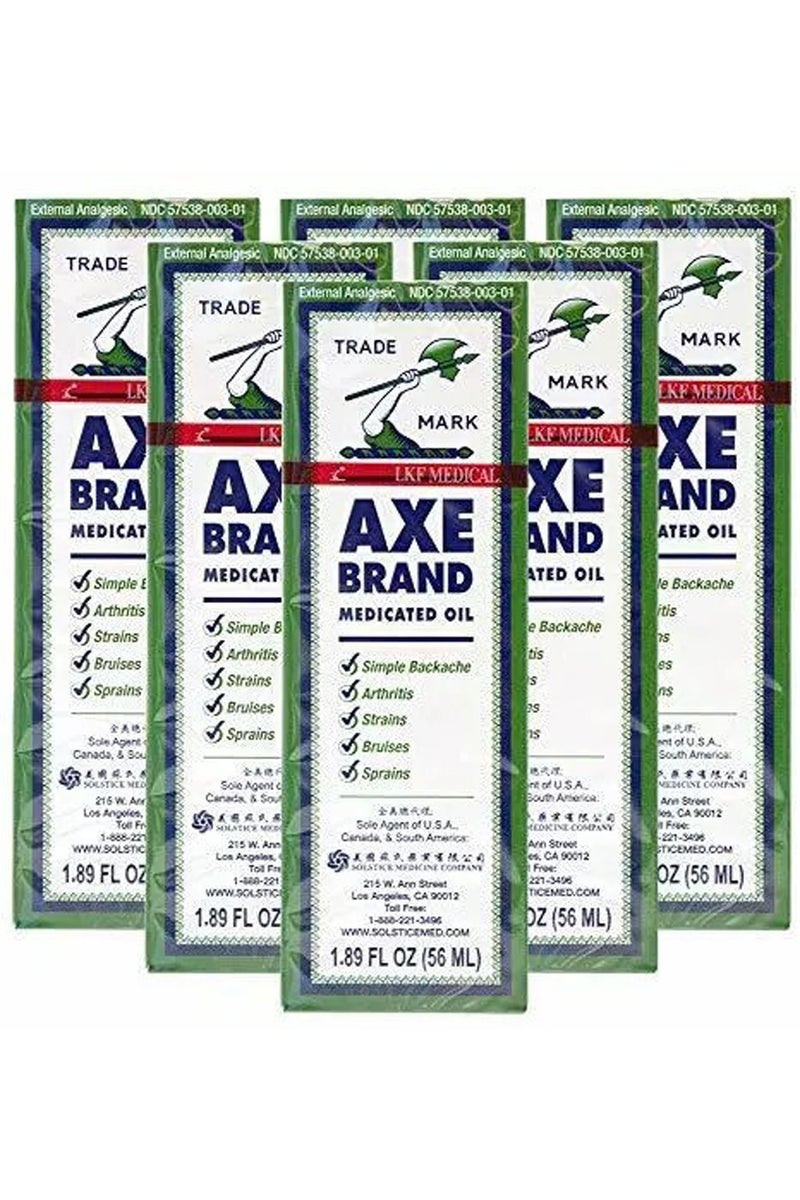 Axe Universal Oil For Quick Relief Of Cold And Headache 56ml (Pack of 6) - Image 1