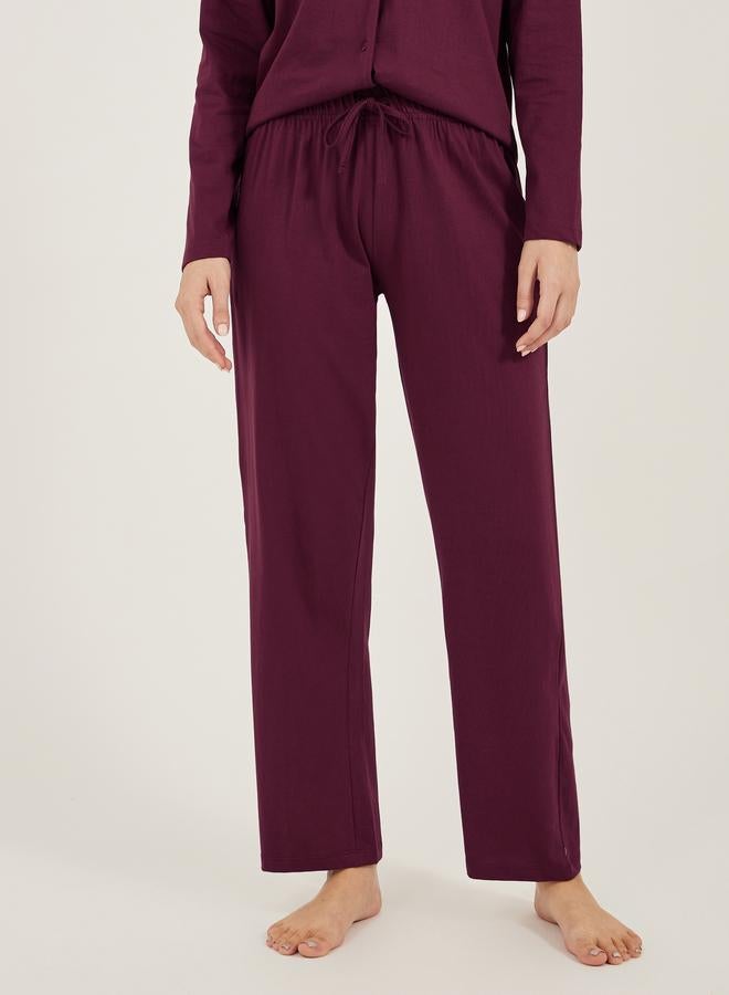 Styli Styli Cotton Jersey Long Sleeves Shirt and Pyjama Set  - Image 5