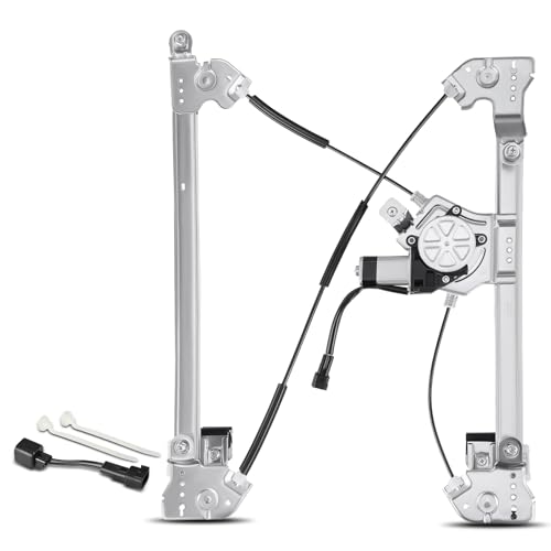 YHTAUTO Front Driver Side Power Window Regulator With 2-Pin Motor Assembly for Ford F-150 2004-2008, Standard/Crew Cab - Image 1