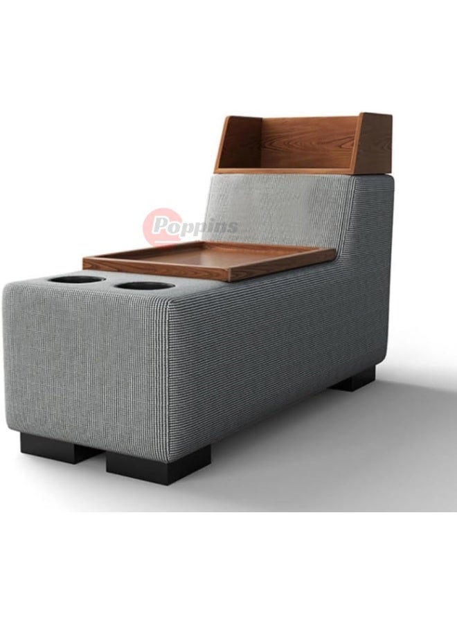 Poppins Home Poppins HOME Sofa set furniture new L shape modern simple furniture set design large sofa sectional combination sofa (Sky Blue) - Image 5