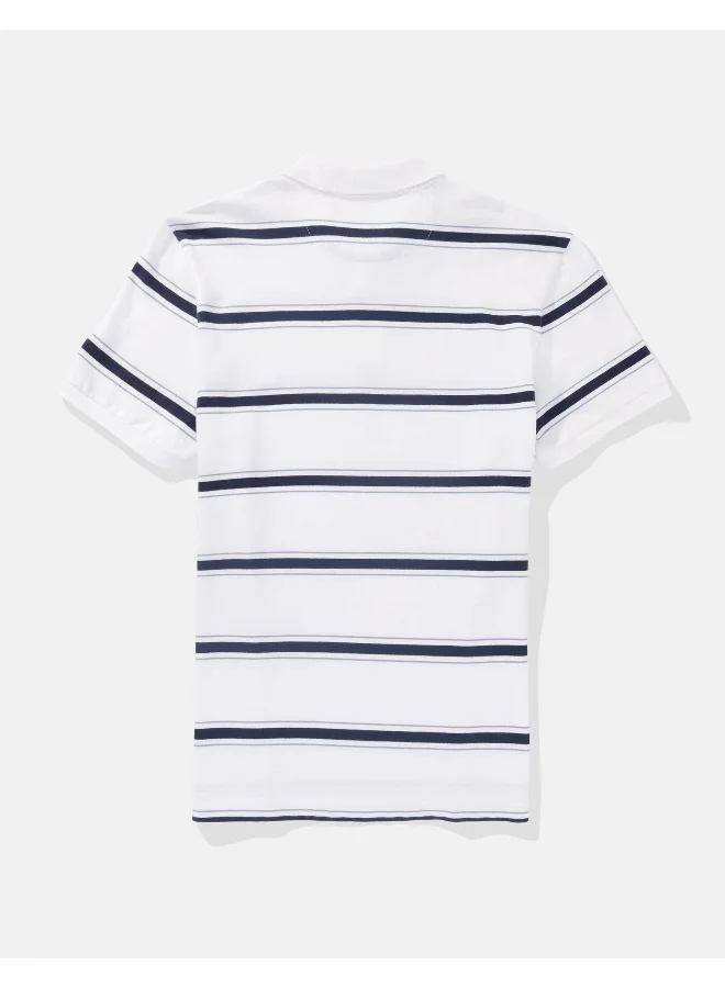 امريكان ايجل Stripe Detail Collar Polo Shirt