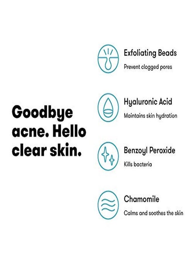 Proactiv - Acne Cleanser - Benzoyl Peroxide Face Wash And Acne Treatment - Daily Facial Cleanser And Hyularonic Acid Moisturizer With Exfoliating Beads - 60 Day Supply, 4 Oz - Image 1