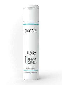 Acne Cleanser - Benzoyl Peroxide Face Wash And Acne Treatment - Daily Facial Cleanser And Hyularonic Acid Moisturizer With Exfoliating Beads - 60 Day Supply, 4 Oz