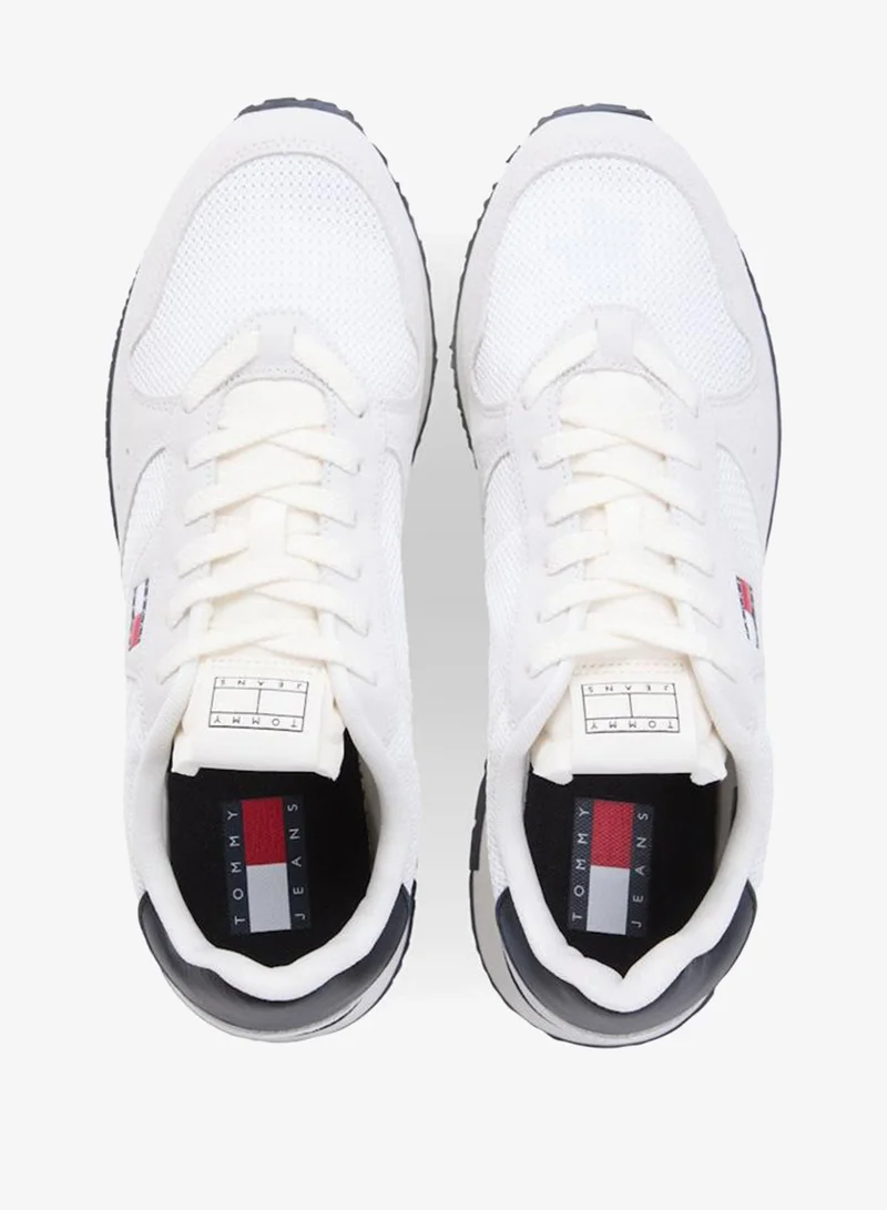 TOMMY JEANS  Runner Leather Low Top Sneakers for Men | Best Price UAE