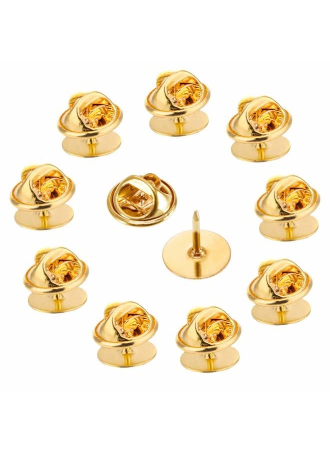 CBTONE Butterfly Clutch Gold CBUS-TiePin-100PCS-Gold-180503 - Image 1