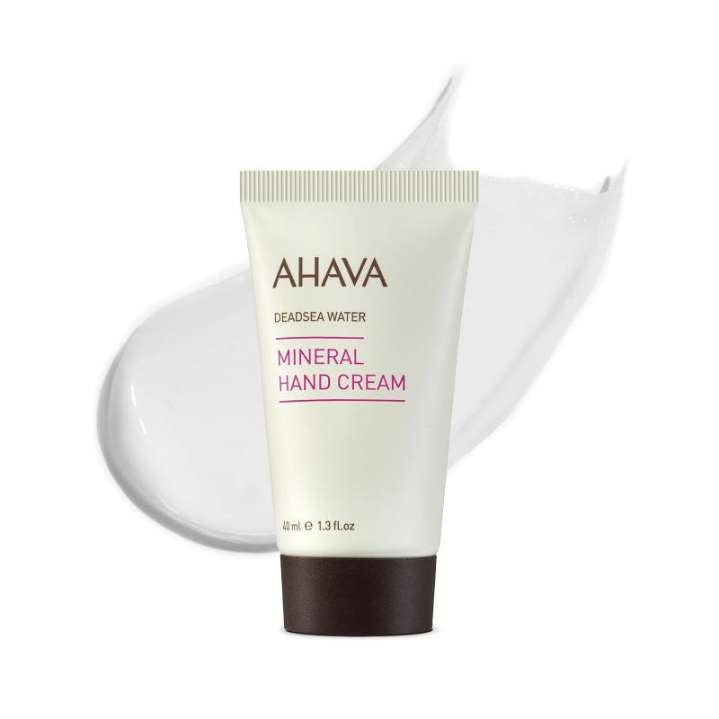 AHAVA Dead Sea Water Mineral Hand Cream, Original, Travel Size - Hand Moisturizer For Dry Cracked Hands, Light & Fast Absorbing, Enriched with Exclusive Osmoter, Witch Hazel & Allantoin, 1.3 Fl. Oz - Image 1