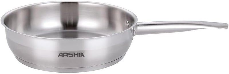 Arshia Stainless Steel Cookware Set with Glass Lids - 9-Piece Set - Image 3
