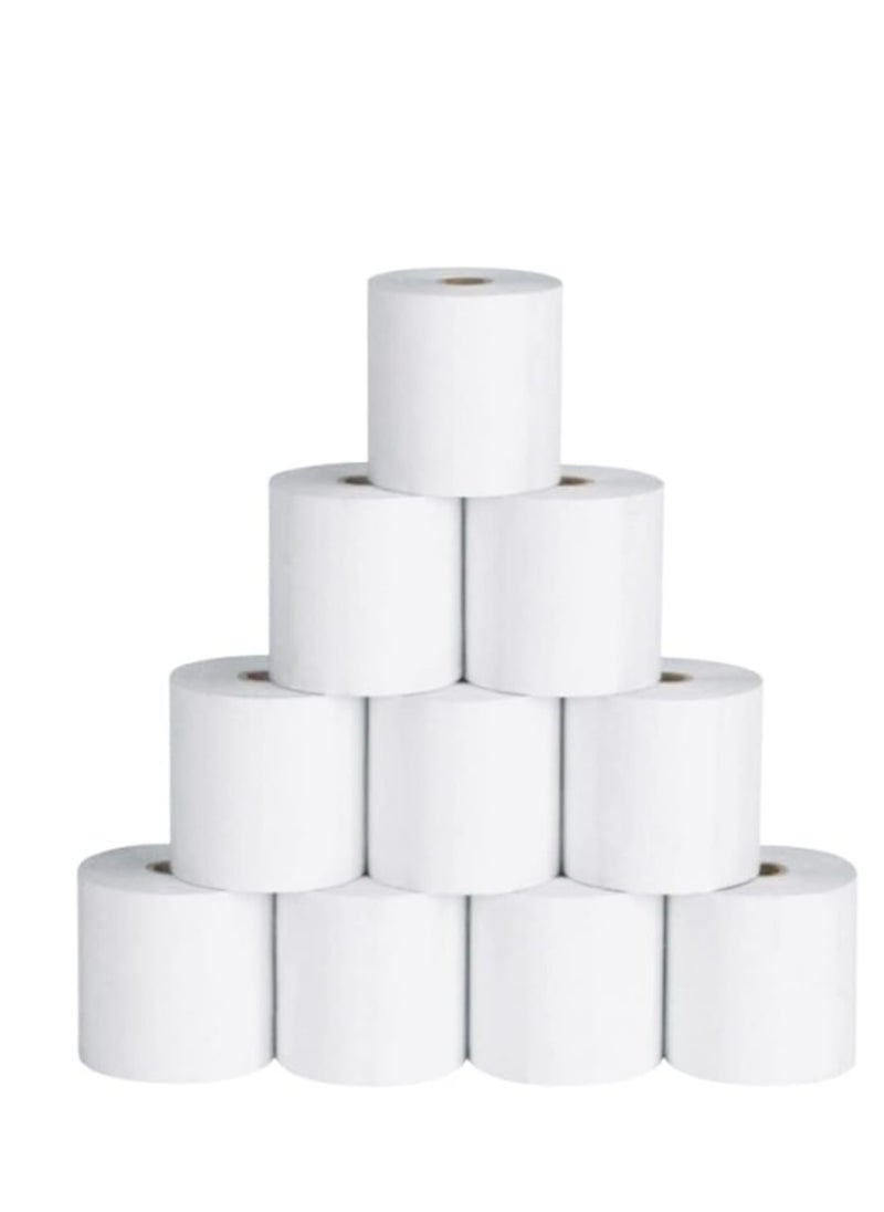 Generic Set Of 10 Thermal POS Paper Rolls  - Image 1