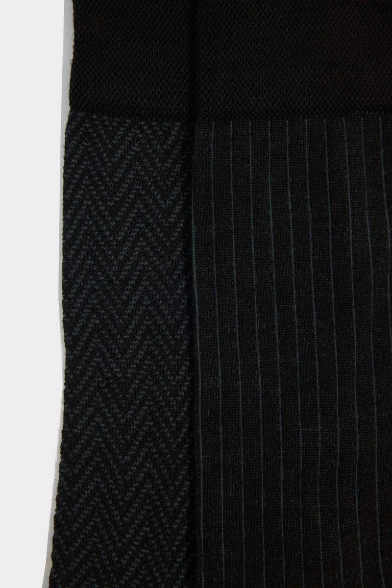 Defacto  Man Seamless Ultra Light 2 Piece Long Cotton Socks for Men | Best Price UAE