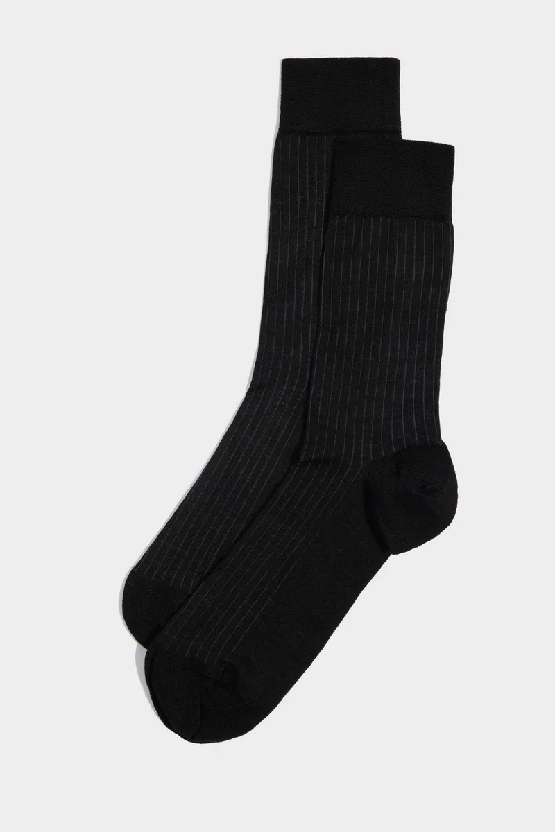 Defacto  Man Seamless Ultra Light 2 Piece Long Cotton Socks for Men | Best Price UAE
