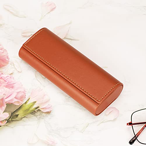 Vemiss Hard Shell Eyeglass Cases, Lightweight Portable Glasses Case for Women Men (Z-orange) - Image 5