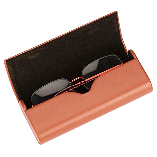 Vemiss Hard Shell Eyeglass Cases, Lightweight Portable Glasses Case for Women Men (Z-orange) - Image 3