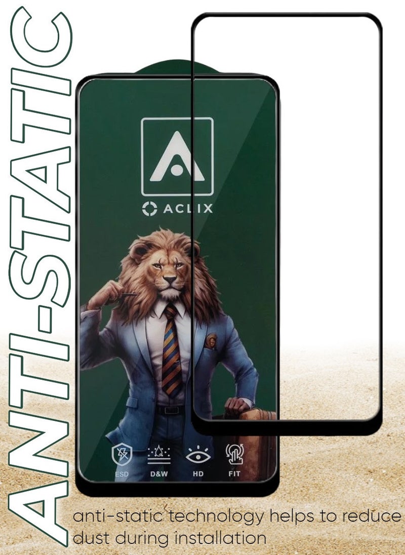 ACLIX 4 Pieces Antistatic ESD Dustproof Premium Quality High Definition Tempered Glass Screen Protector Designed For Xiaomi Redmi Note 11 4G - Image 5