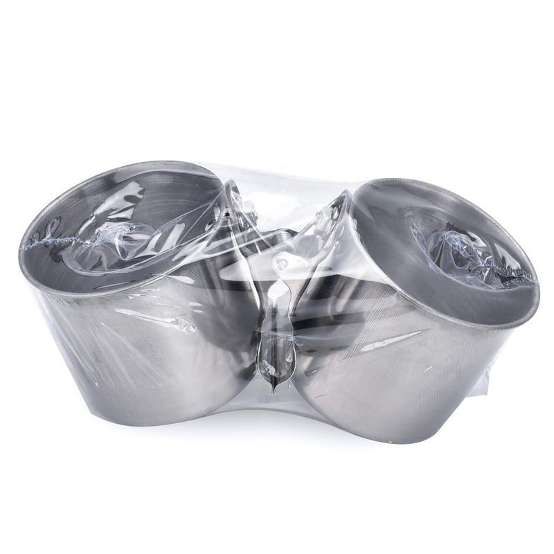 TBWHL Parrot Feeding Cups Hanging Pet Animal Stainless Steel Birdcage Bowls Bird Bowls for Cage Parakeet Bird Cage Accessories Suitable Small and Medium Bird S - Image 3