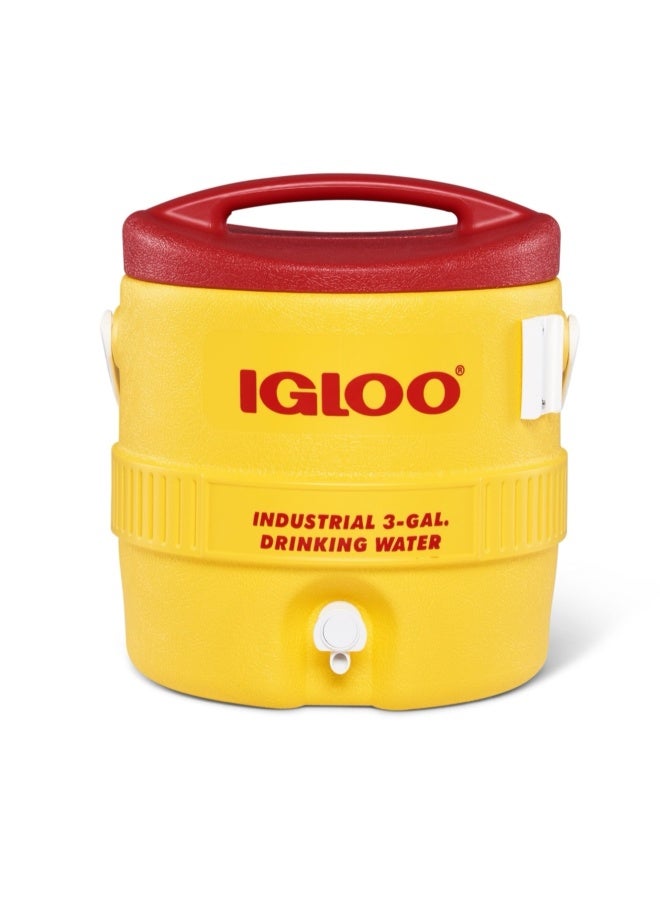 Igloo سلسلة 400 | 3 جالون / 11.3 لتر | مبرد مشروبات للتخييم | أصفر - Image 1