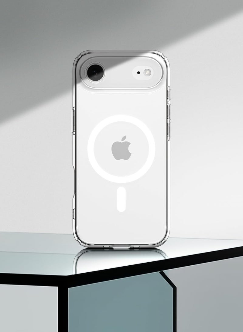 Spigen Ultra Hybrid MagFit iPhone 17 Air Case Cover with MagSafe (2025) - Clear White - Image 3