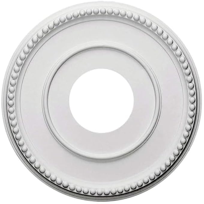CM12BR NEW BRADFORD CEILING MEDALLION, 12 1/2"OD X 3 7/8"ID X 3/4"P, PRIMED - Image 2
