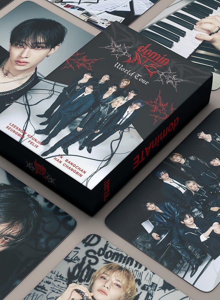 NIBEMINENT 55 Pcs Kpop Stray Kids dominATE SEOUL Lomo Cards Card For Fans Collection Gifts - Image 2