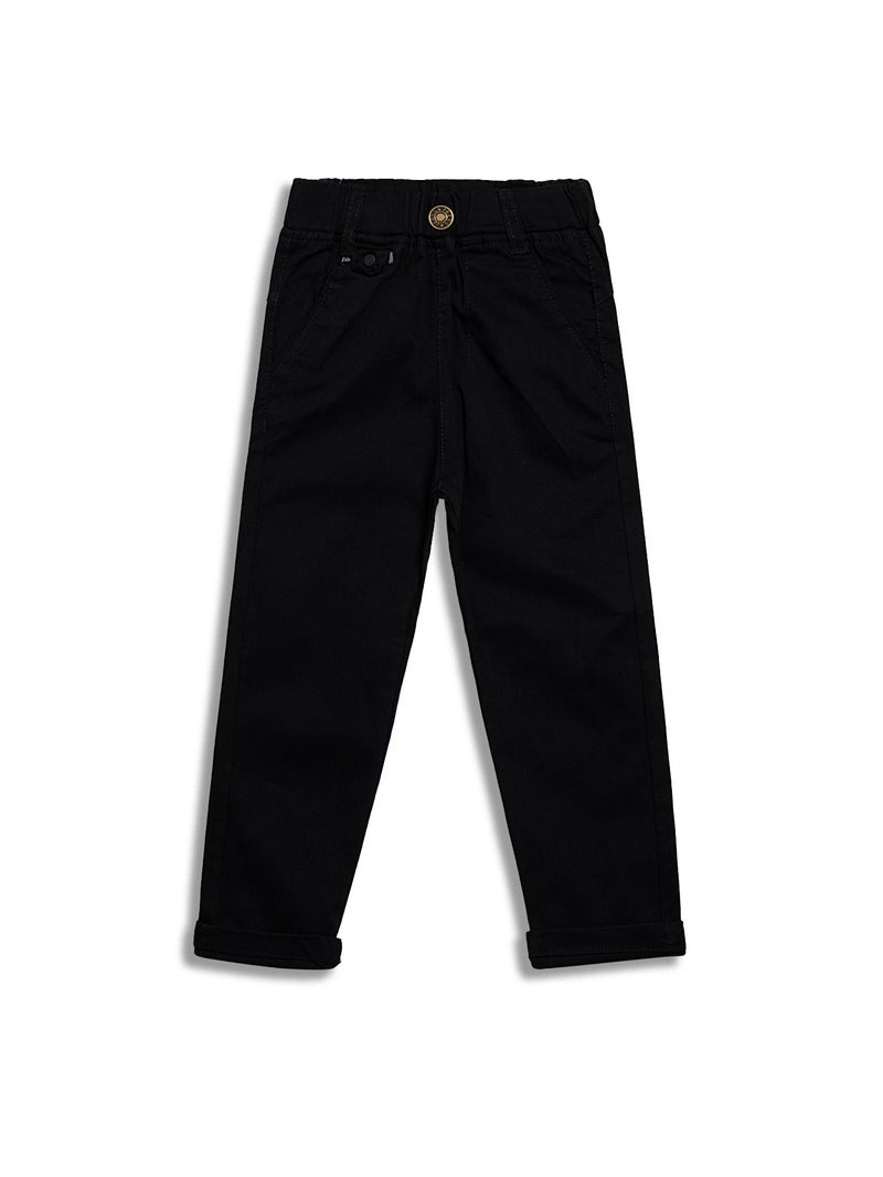Boys Pants Manufacturers Baby Cotton Handsome Straight Pants Four Seasons Children British Style Casual Pants - Image 2