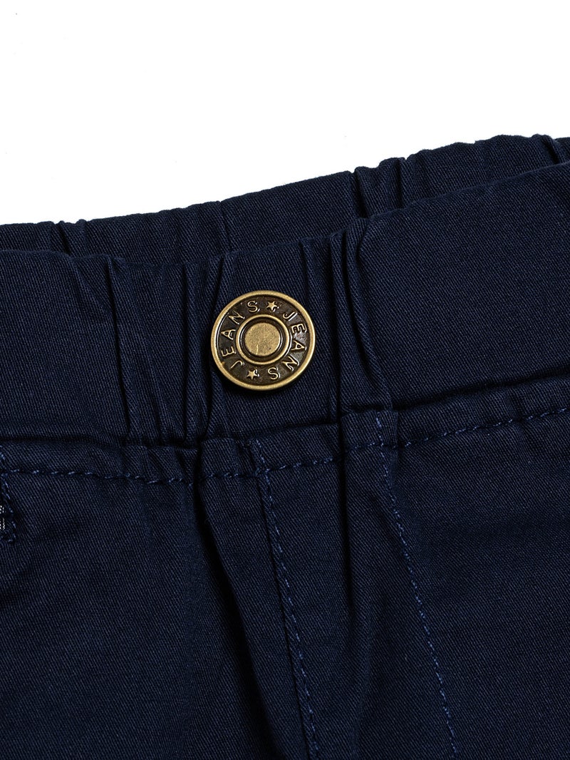 Boys Pants Manufacturers Baby Cotton Handsome Straight Pants Four Seasons Children British Style Casual Pants - Image 3