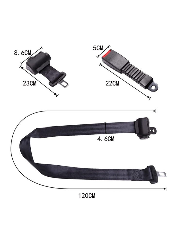 Automobile Two-point Safety Belt Automatic Semi-enclosed Retractor - Image 3