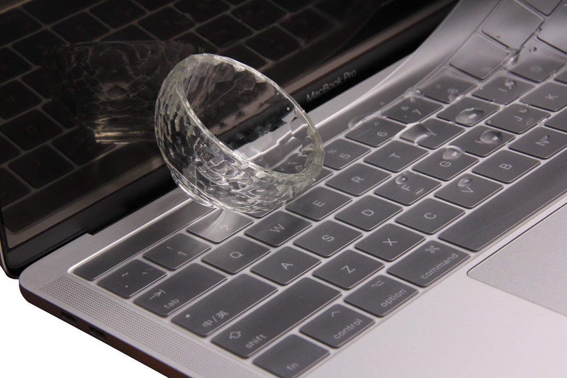 OJOS Keyboard Cover Compatible with MacBook Pro with Touch Bar 13 and 15 Inch 2019 2018 2017 2016 (Model: A2159, A1989, A1990, A1706, A1707) TPU Skin Protector, Clear - Image 5