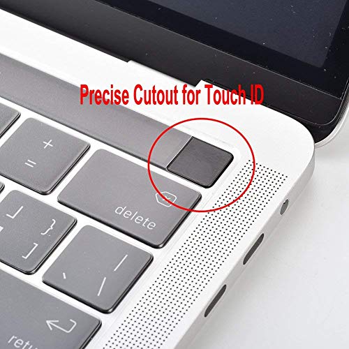 OJOS Keyboard Cover Compatible with MacBook Pro with Touch Bar 13 and 15 Inch 2019 2018 2017 2016 (Model: A2159, A1989, A1990, A1706, A1707) TPU Skin Protector, Clear - Image 3