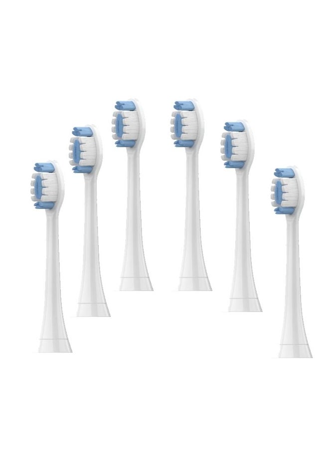YUNCHI 6PCS Special Brush Head For Orthodontics Soft Hair Brush Head For Philips Electric Toothbrush HX3/HX6/HX9 Series Universal Toothbrush Replacement Head