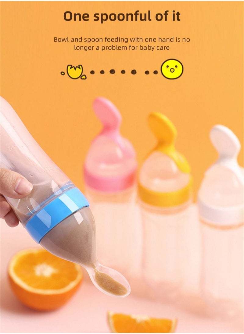 TOT TOT Easy Feeding: Squeeze and Serve with the Soft Spoon Head Baby Paste Bottle  - Image 2