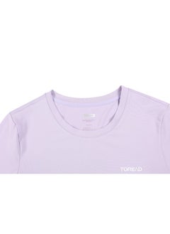 TOREAD TAJJBN82760 Spring/Summer Women's Mountain-Style T-Shirt Snow rabbit purple  - Image 3