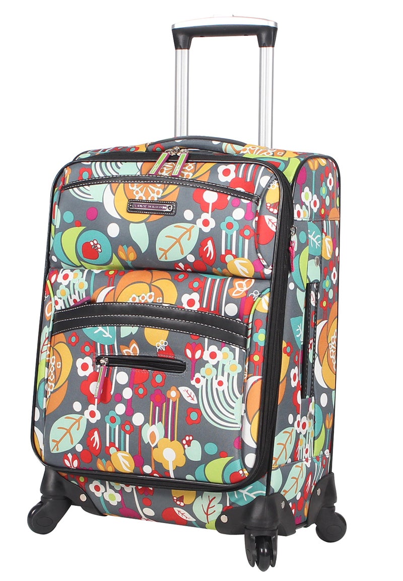 Lily Bloom Carry On Expandable Design Pattern Luggage With Spinner Wheels (20in, Bliss) - Image 1