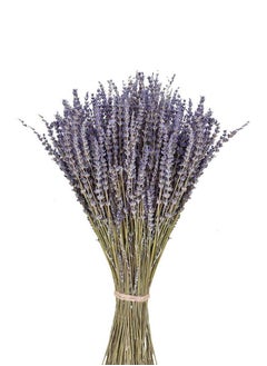 KASTWAVE Natural Dried Lavender Bouquet Decoration, 15.7 Inches Dried Flowers Bouquet for Wedding Home Office Table Kitchen Decoration (BluePurple)  - Image 1
