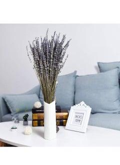 KASTWAVE Natural Dried Lavender Bouquet Decoration, 15.7 Inches Dried Flowers Bouquet for Wedding Home Office Table Kitchen Decoration (BluePurple)  - Image 2