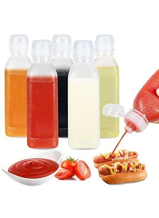 FALMER - Set of 2 Ketchup and Sauce Squeeze Bottles with Top Cap and Toppings 500Ml - Image 1