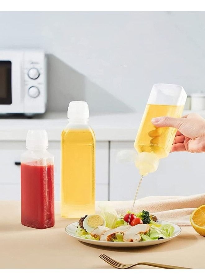 FALMER - Set of 2 Ketchup and Sauce Squeeze Bottles with Top Cap and Toppings 500Ml - Image 1