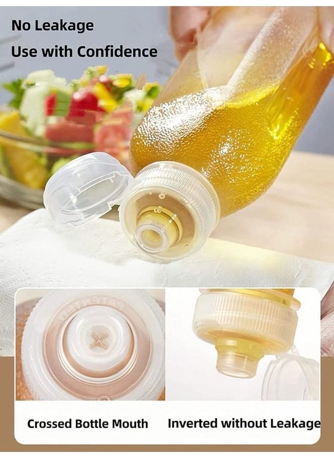 FALMER - Set of 2 Ketchup and Sauce Squeeze Bottles with Top Cap and Toppings 500Ml - Image 1