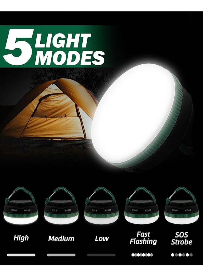 Excefore Camping Light 5 Modes Portable Bright Camping Tent Lights Suitable for Tent Outdoor Hiking Fishing Battery Powered (3 AA Batteries Included) - Image 3