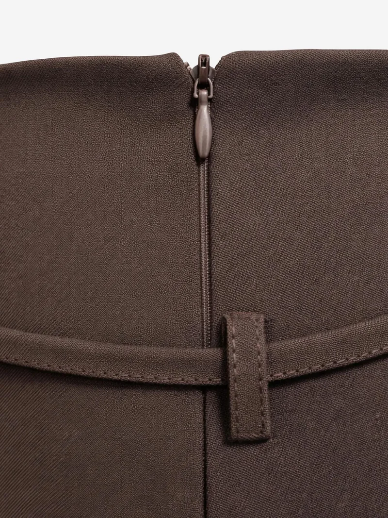 MixRay MIXRAY High Waist Mini Skirt with Belt