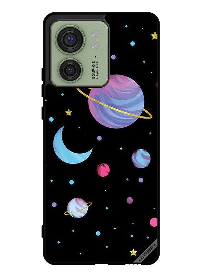 Covernex Protective Case Cover For Motorola Edge 40 Planets Art - Image 1