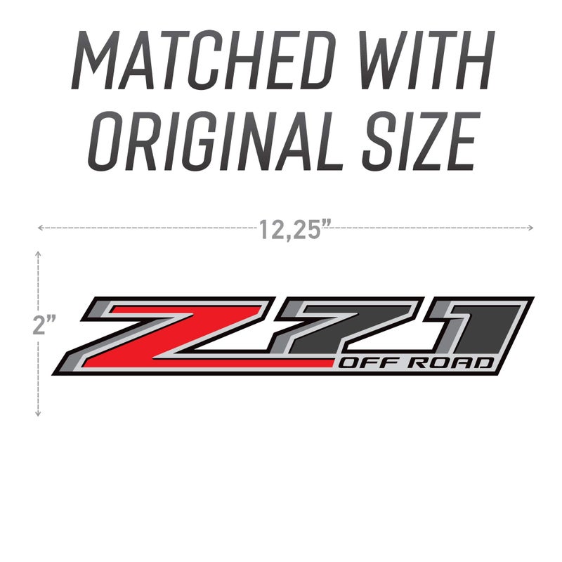 GOLD HOOK Decal for Trucks Chevy Silverado Z71 Off Road Stickers - F (2014-2024) Bed Side 1500 2500 HD (Peel & Stick) Easy Installation - Image 2
