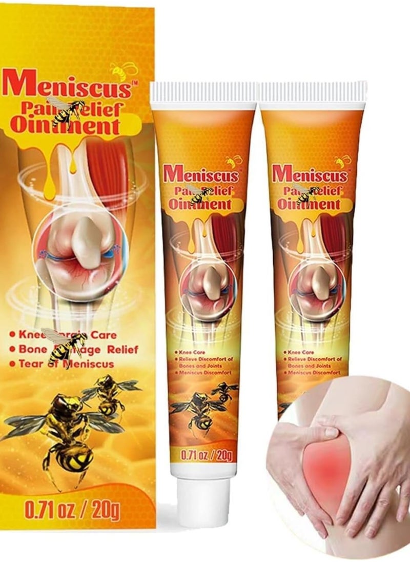 MM - Bee Venom Pain Relief Ointment, New Zealand Bee Venom Gel, Bee Venom Gel, Bee Venom Cream for Muscle and Joint Pain Relief, Fast Acting Ointment - Image 1