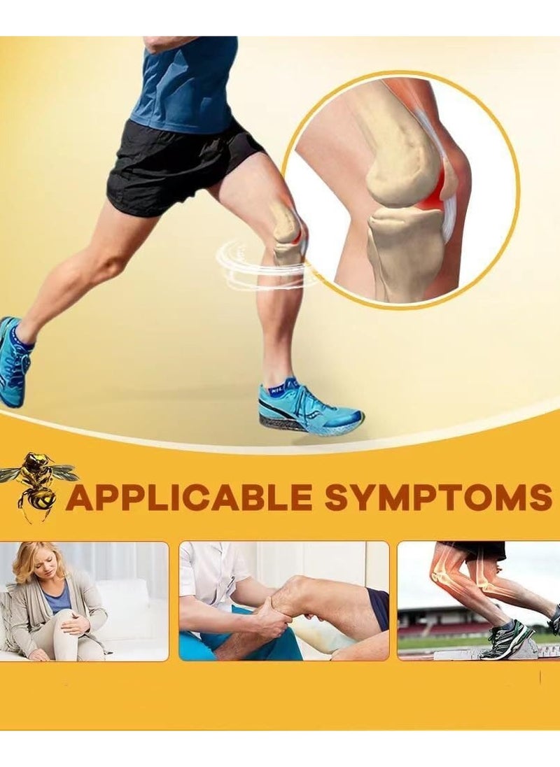 MM - Bee Venom Pain Relief Ointment, New Zealand Bee Venom Gel, Bee Venom Gel, Bee Venom Cream for Muscle and Joint Pain Relief, Fast Acting Ointment - Image 1